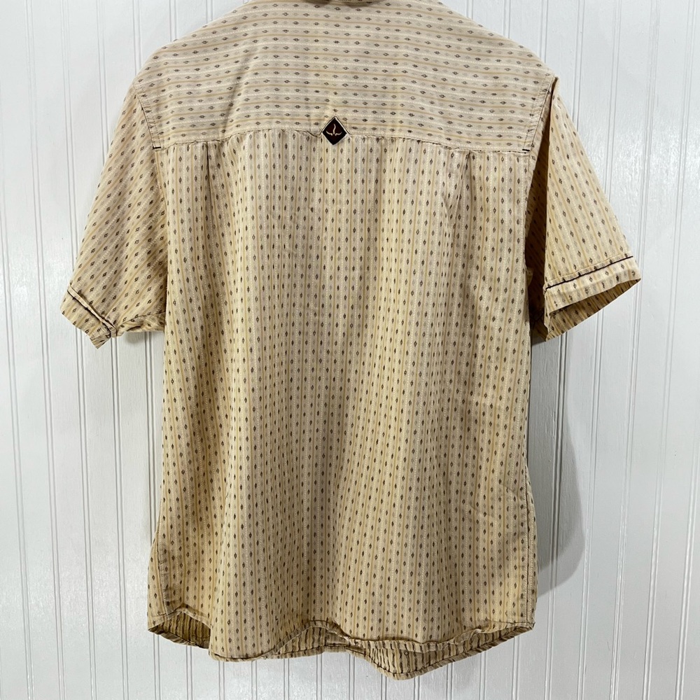 PrAna Men’s Short Sleeve Button-Up Shirt Bundle | Size Large | Boho Casual - Picture 3 of 16